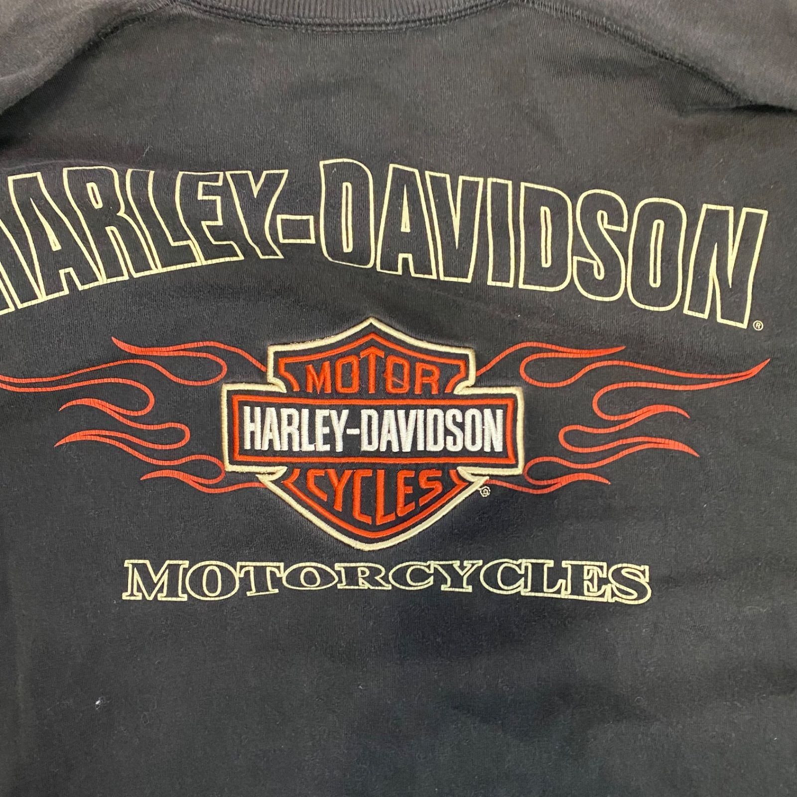 00s ハーレーダビッドソン フレイム ファイヤーパターン イーグル 長袖