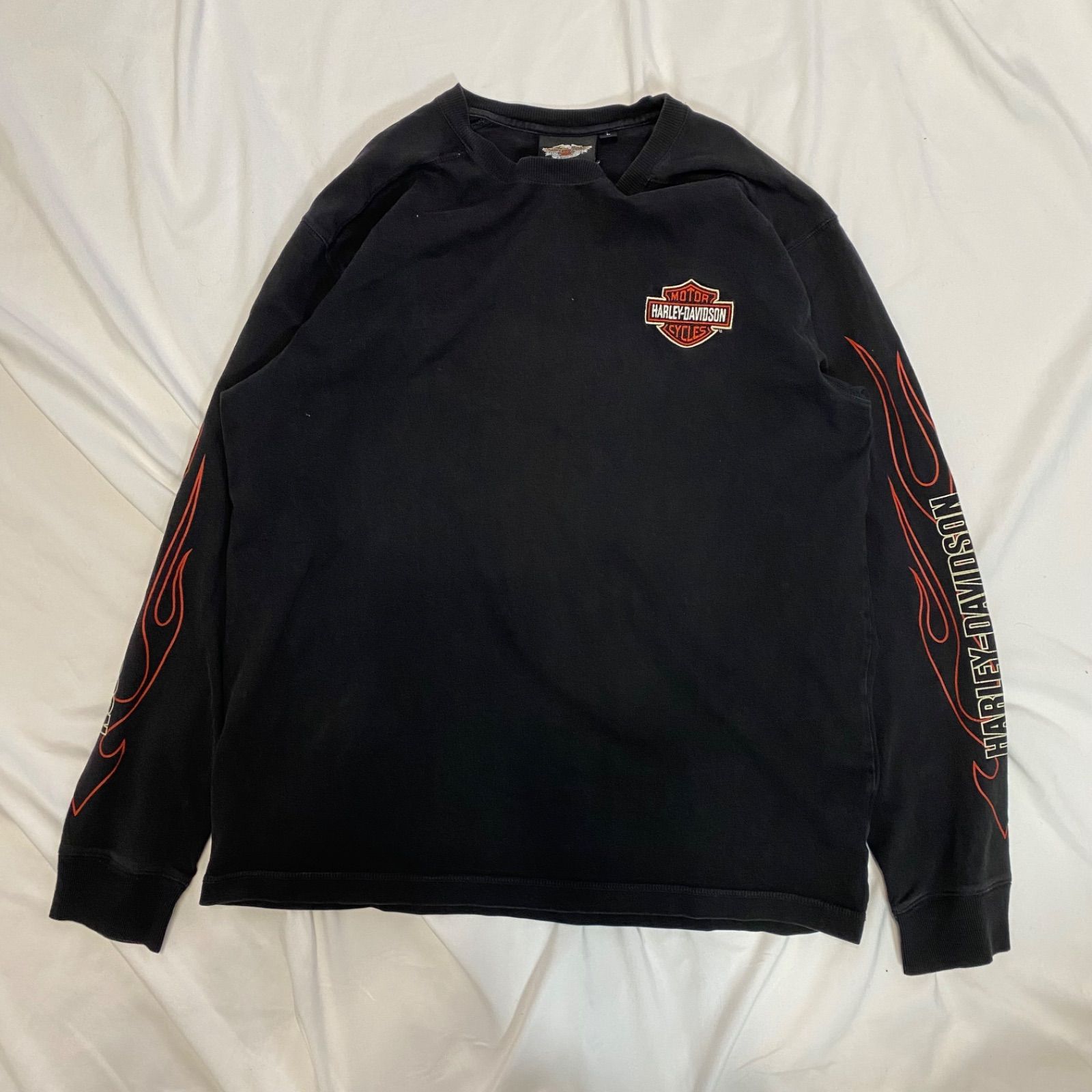 00s ハーレーダビッドソン フレイム ファイヤーパターン イーグル 長袖
