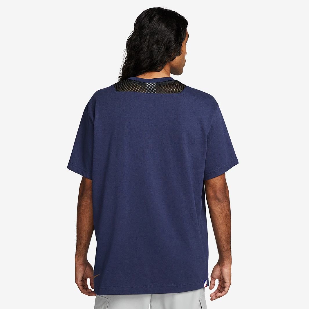 Nike フランス代表 2025 NSW シティ メイド 半袖 Tシャツ ネイビー