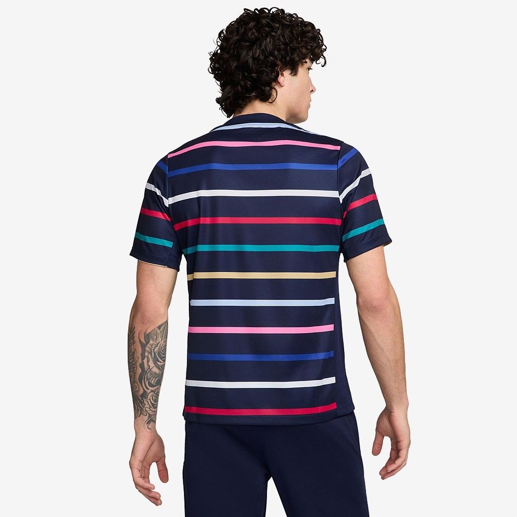 Nike フランス代表 2025 Dri-FIT プレマッチトップ 半袖 ユーロ2025
