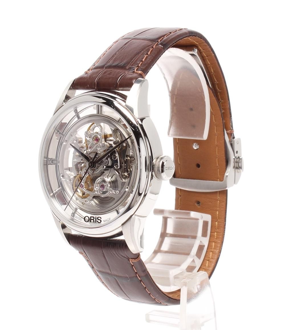 オリス 腕時計 アートリエ トランスルーセント スケルトン 01 734 7684 4051 07 5 21 70 FC 自動巻き メンズ ORIS