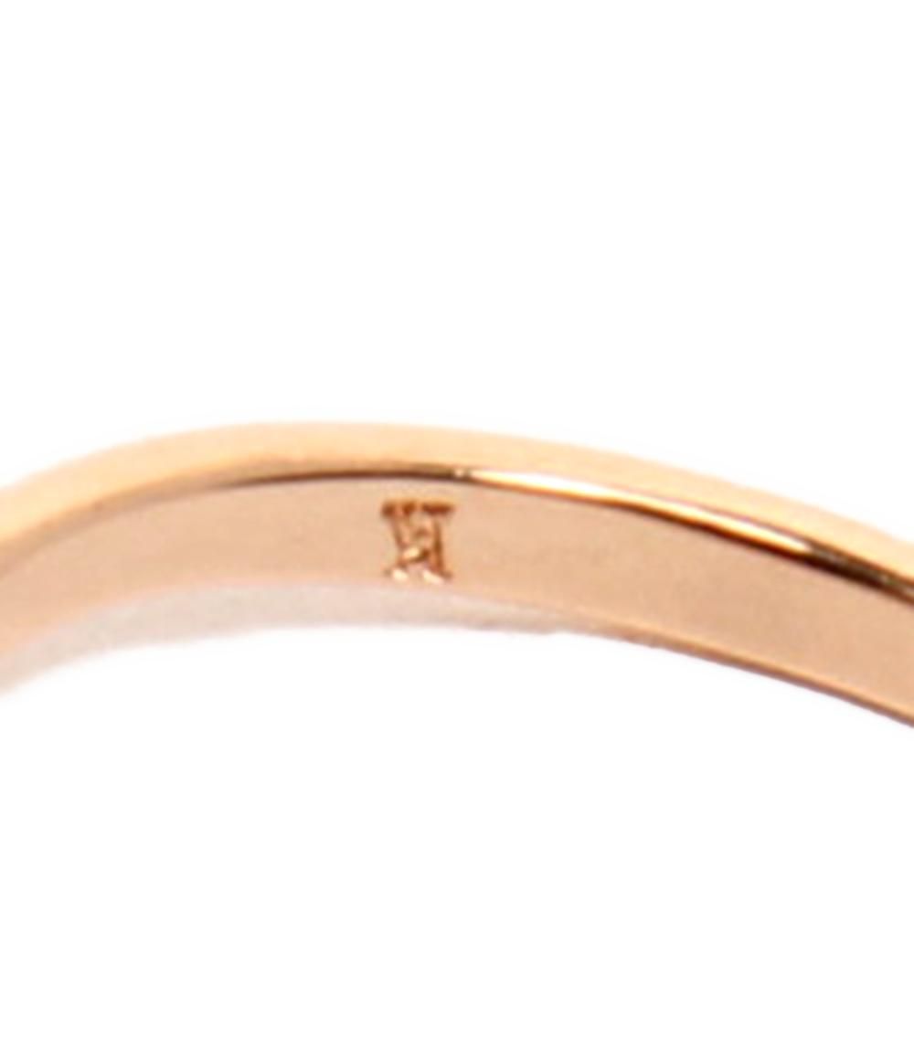 Vendome Aoyama K10リング9号 美品 ヴァンドームアオヤマ リング 指輪 K10 ダイヤ 1P レディース