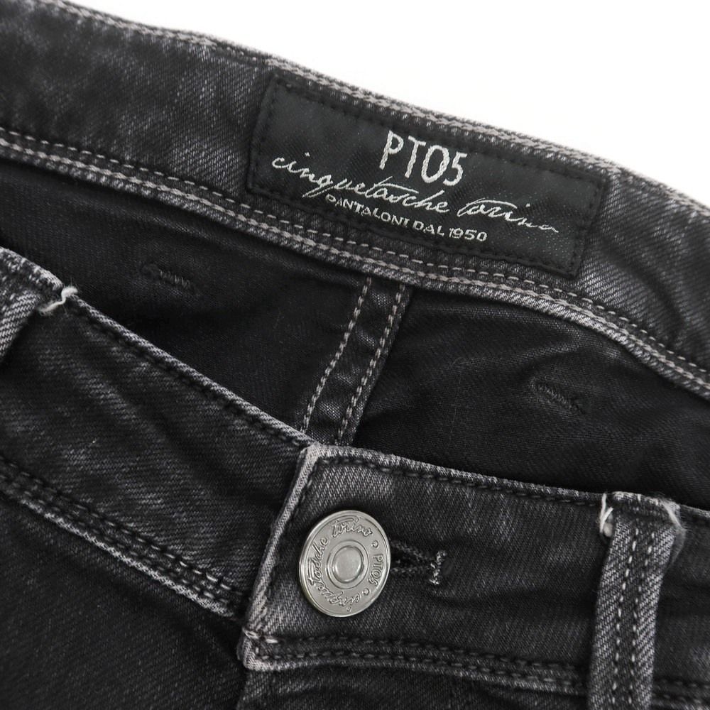 PT05（ピーティーゼロチンクエ）のデニムパンツコーディネートが1位 【中古】ピーティーゼロチンクエ PT05 BLACK LABEL ストレッチコットン系 ジーンズ デニムパンツ ブラック【サイズ31】【メンズ】