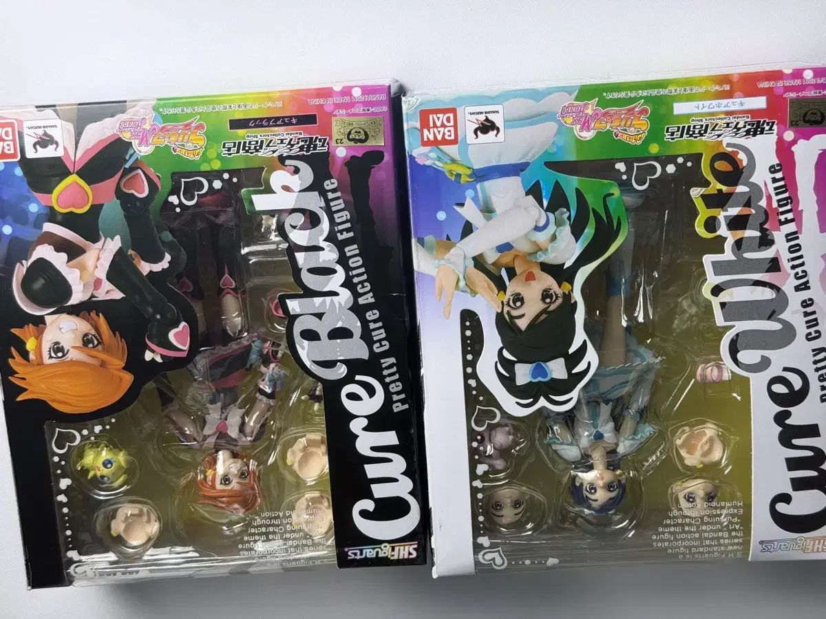 shf プリキュア ブラック 白 フィギュア セット