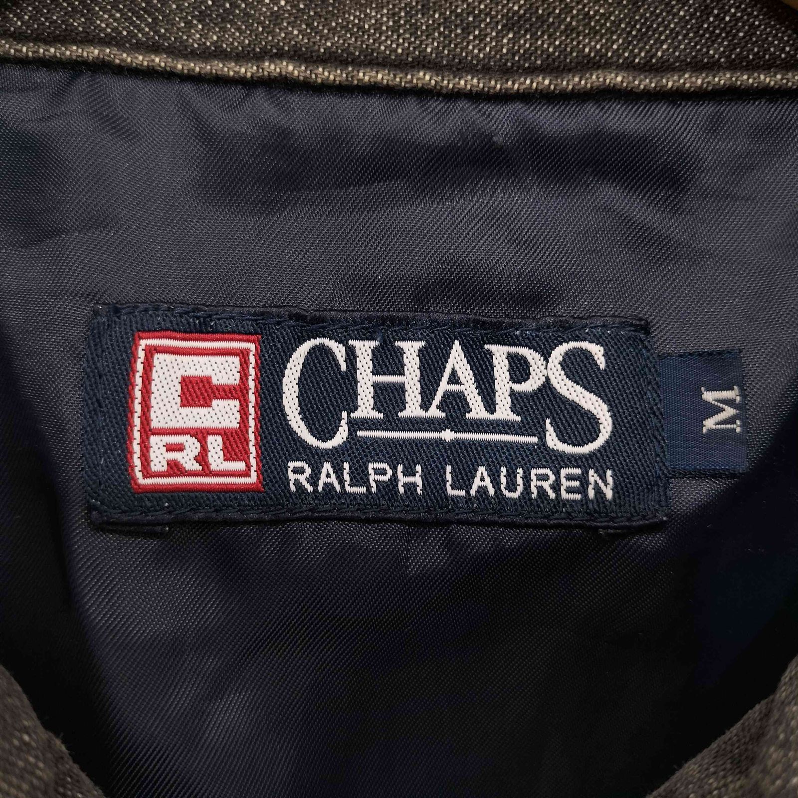 チャップスラルフローレン CHAPS RALPH LAUREN ダブルジップ ブラック