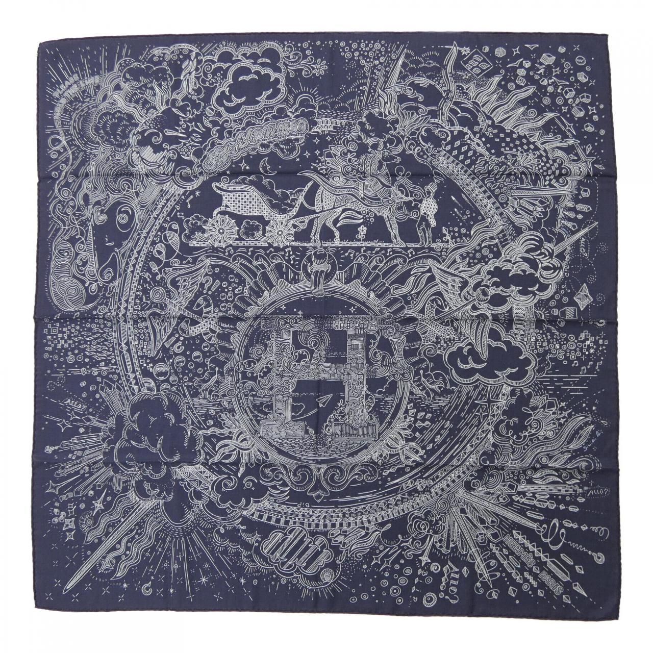 エルメス HERMES PLESE HPLD THE LINE カレH 100 ショール