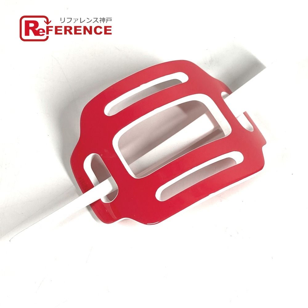 HERMES エルメス ヘアピン ロゴ プラスチック ピンク