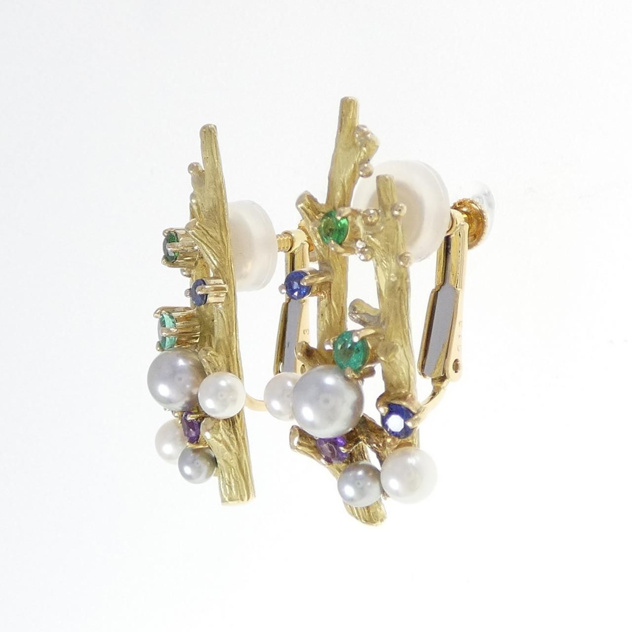 福原佐智 ストーン イヤリング