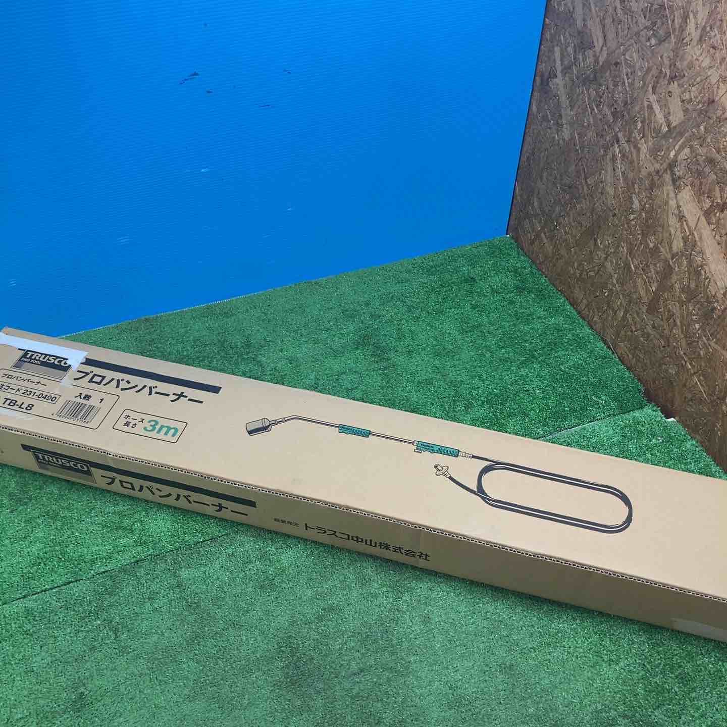  TRUSCO トラスコ プロパンバーナー ホース3 M付 火口径8号 TB L 8 その他 電動工具 エア工具