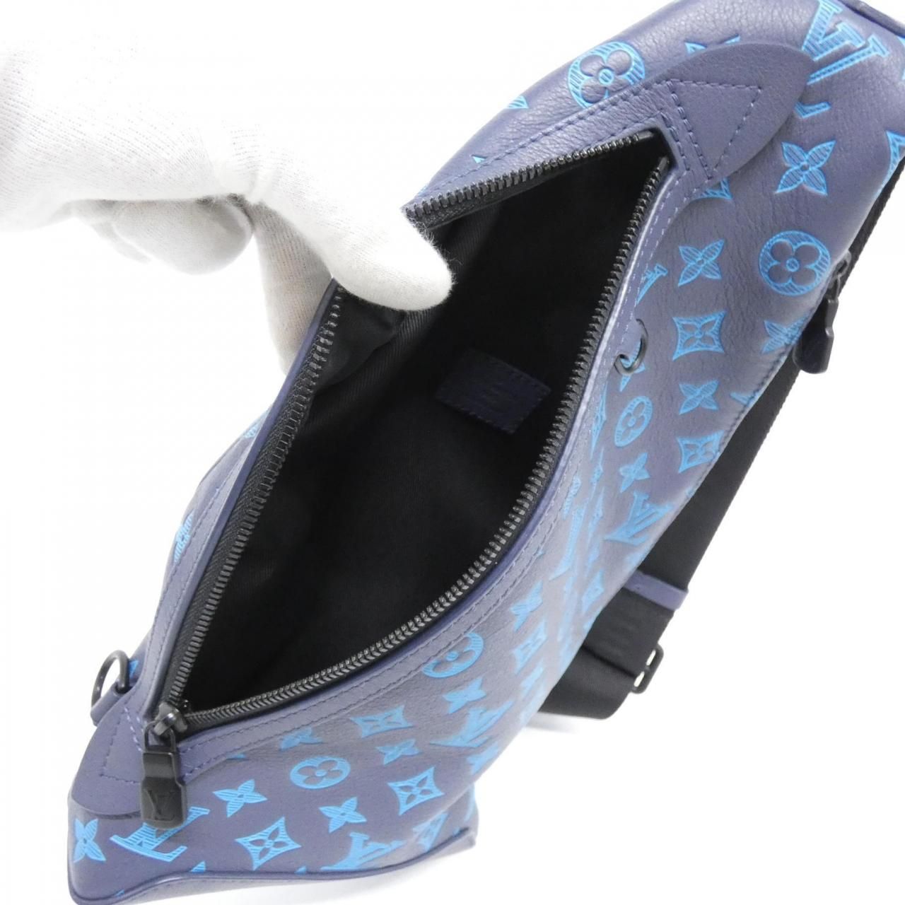 ルイヴィトン モノグラム シャドウ デュオ スリングバッグ M46562