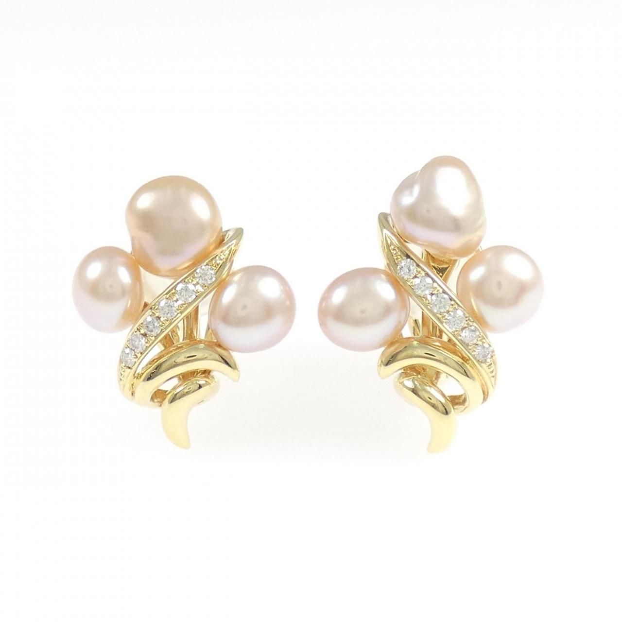 K18YG淡水パールピアス 新品未使用品 K18YG 淡水パール ピアス/イヤリング - メルカリ