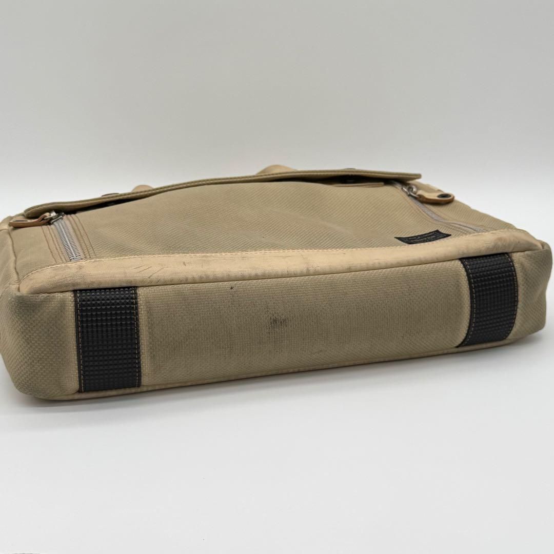 良品】PORTER ELDER ビジネスバッグ ブリーフケース キャンバス - メルカリ