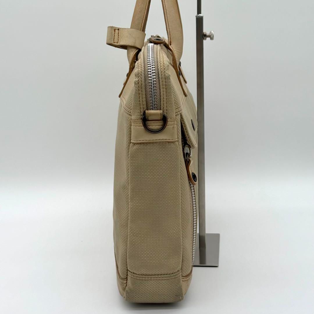 良品】PORTER ELDER ビジネスバッグ ブリーフケース キャンバス - メルカリ
