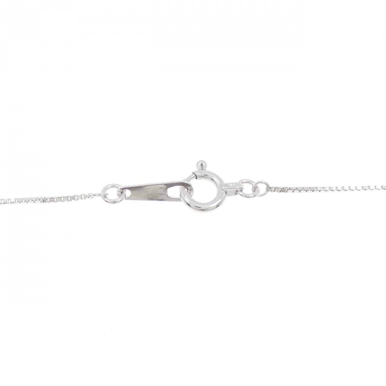 専用　jour en jour ハート型ネックレス k10 WG ダイヤモンド K10WG ハート ダイヤモンド ネックレス 0.07CT - メルカリ