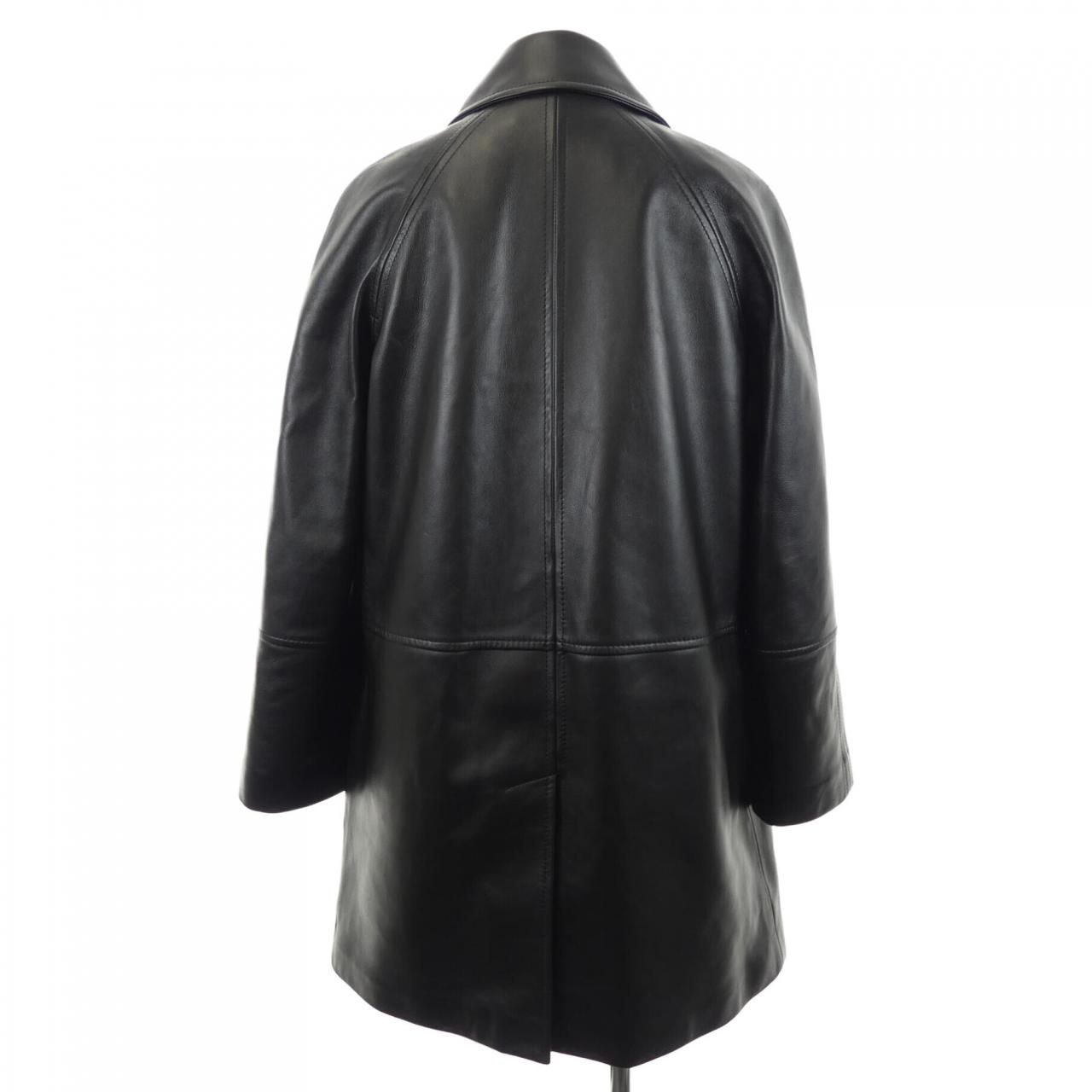 セリーヌ CELINE クロディーヌカラー 2D561583C レザーコート - メルカリ