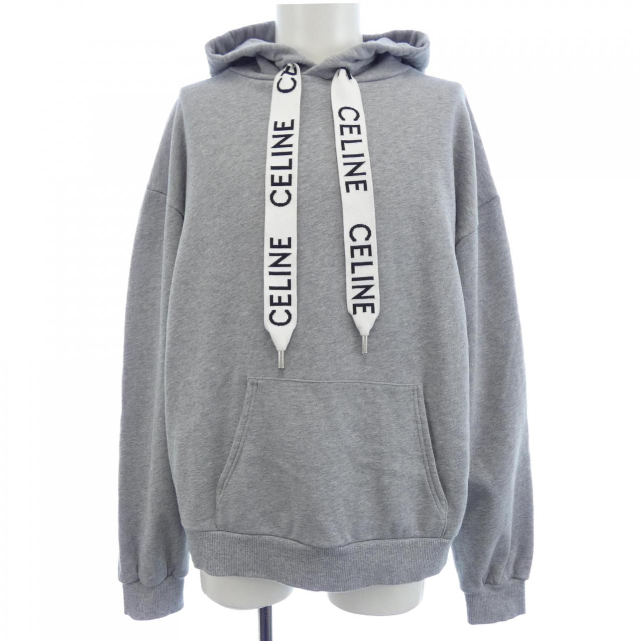 セリーヌ CELINE フード付きルーズスウェットシャツ 2Y468670Q