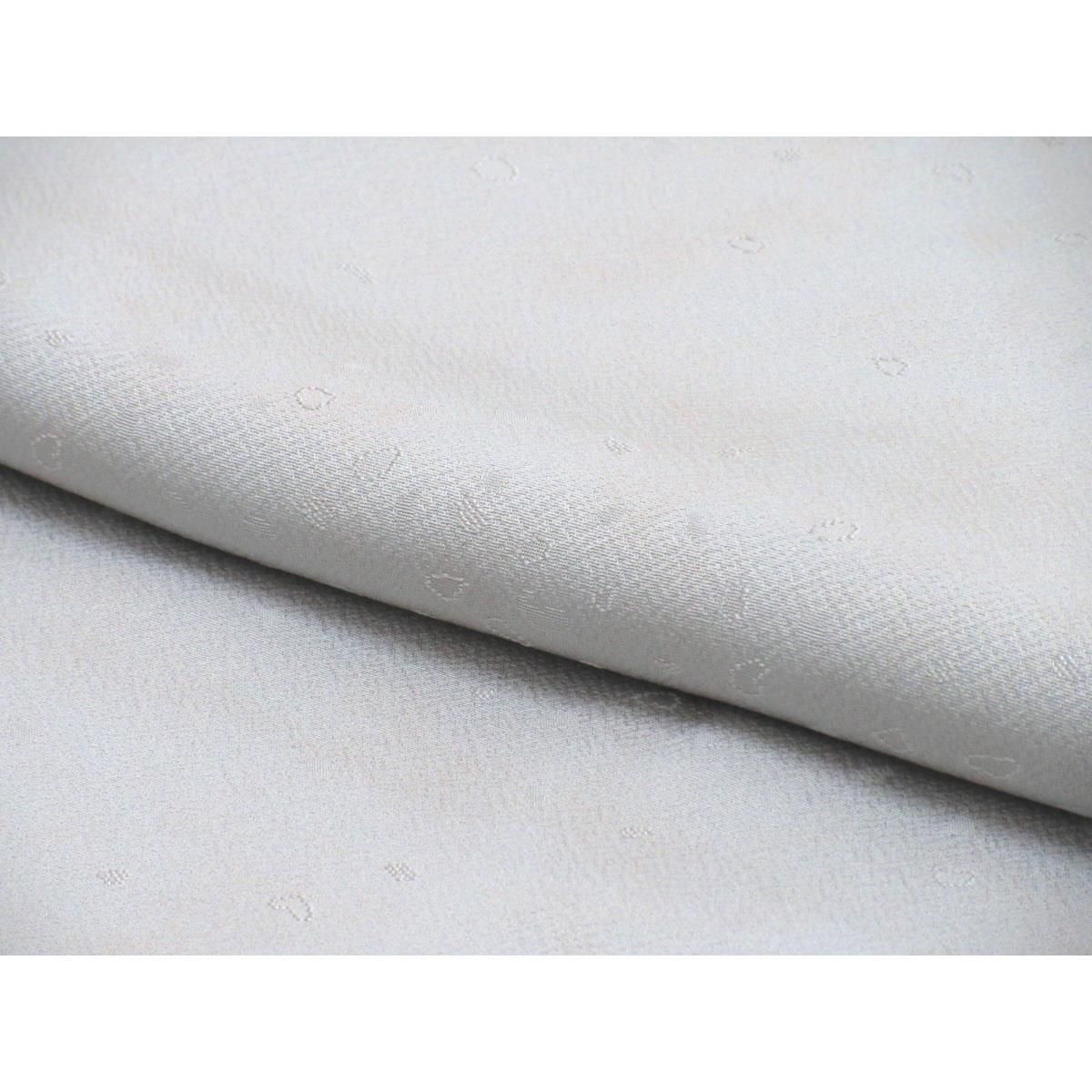  ♥品 色無地 小倉淳史 丸に九枚笹 裄丈Ｓ寸 小紋 着物反物