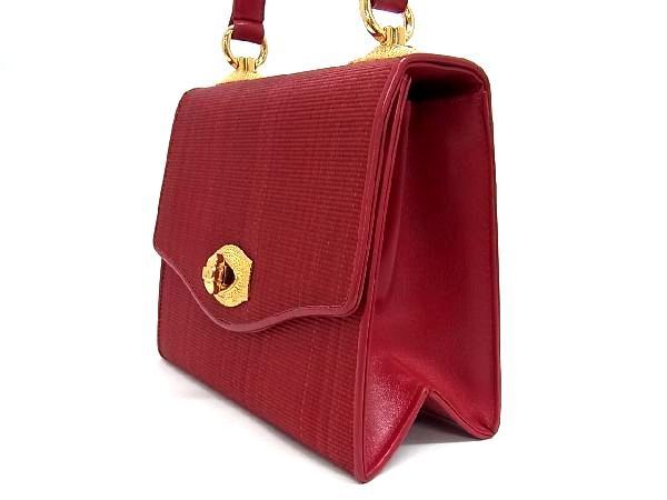 □極上□本物□極美品□ COMTESSE コンテス ホースヘア×レザー ミラー