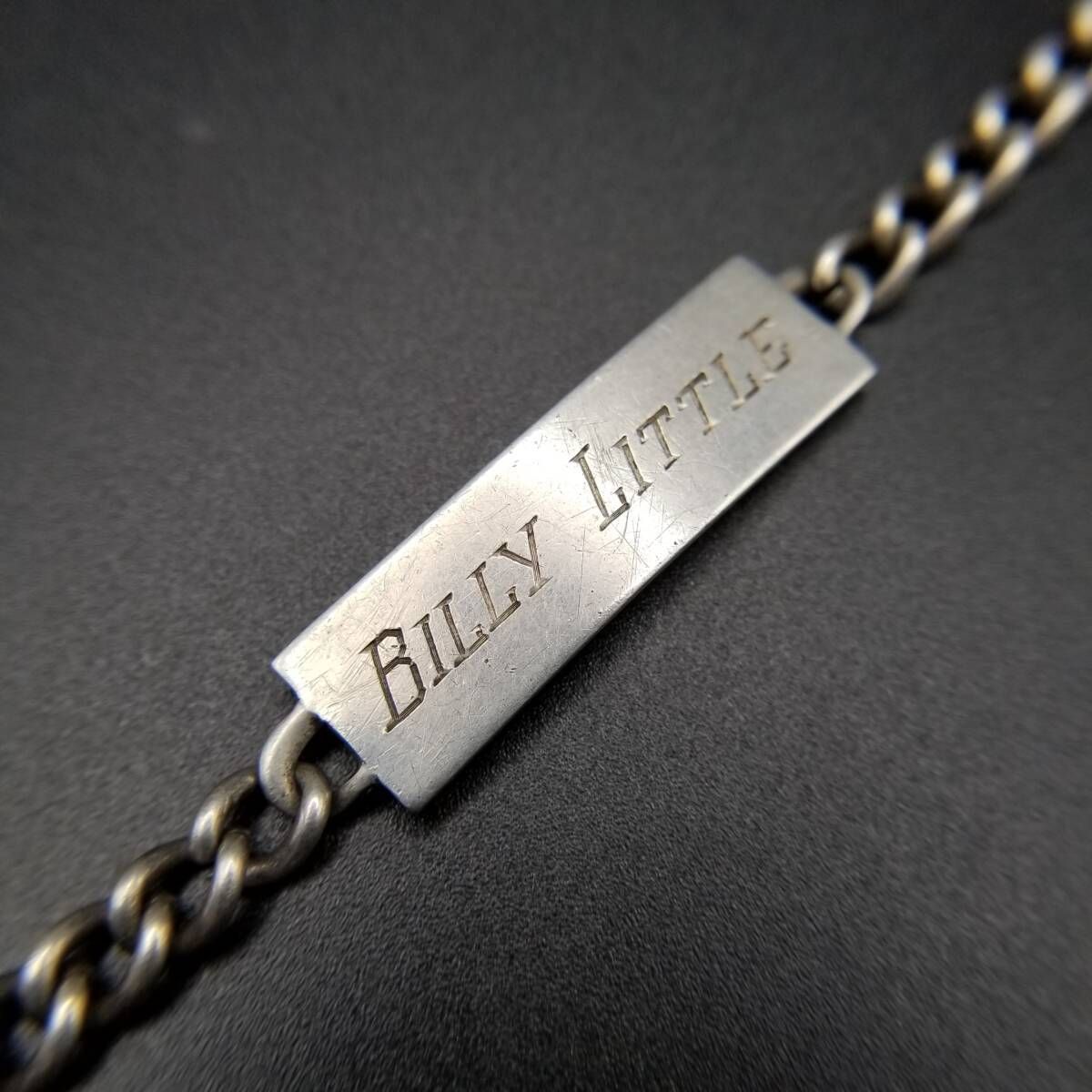 1981年 英国 ヴィンテージ IDタグ 長方形プレート 925 シルバー ブレ 1981年 英国 ヴィンテージ IDタグ 長方形プレート 925 シルバー ブレ