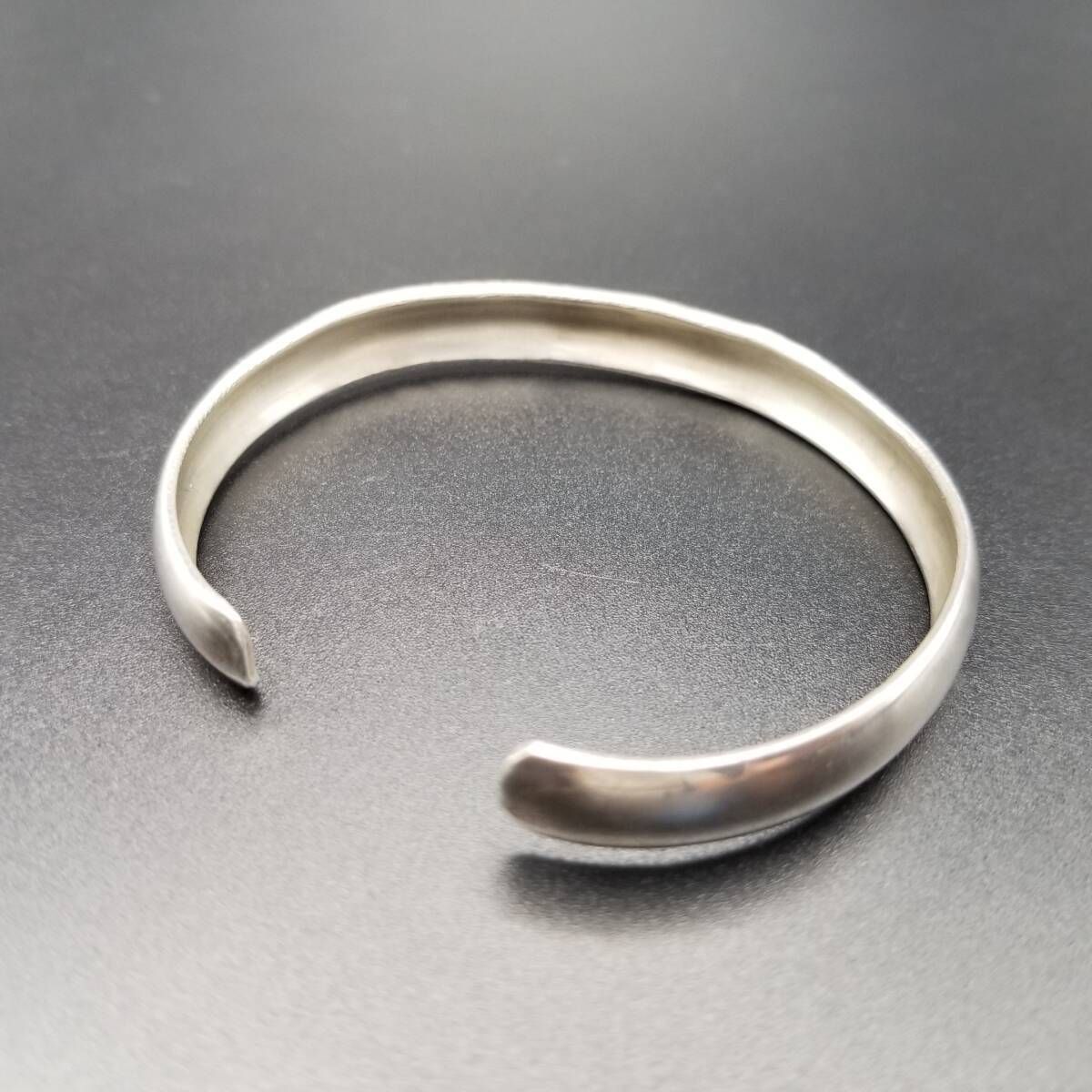 シンプル スタイリッシュ 925 シルバー ヴィンテージ カフブレスレット