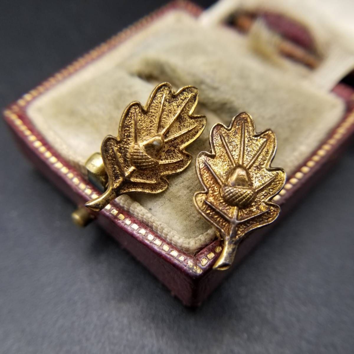 Vanguard 米国 ヴィンテージ NAVY MEDICAL ミリタリー ラペルピン どんぐり 925 シルバー ブローチ 銀 US Army き Y 12 F