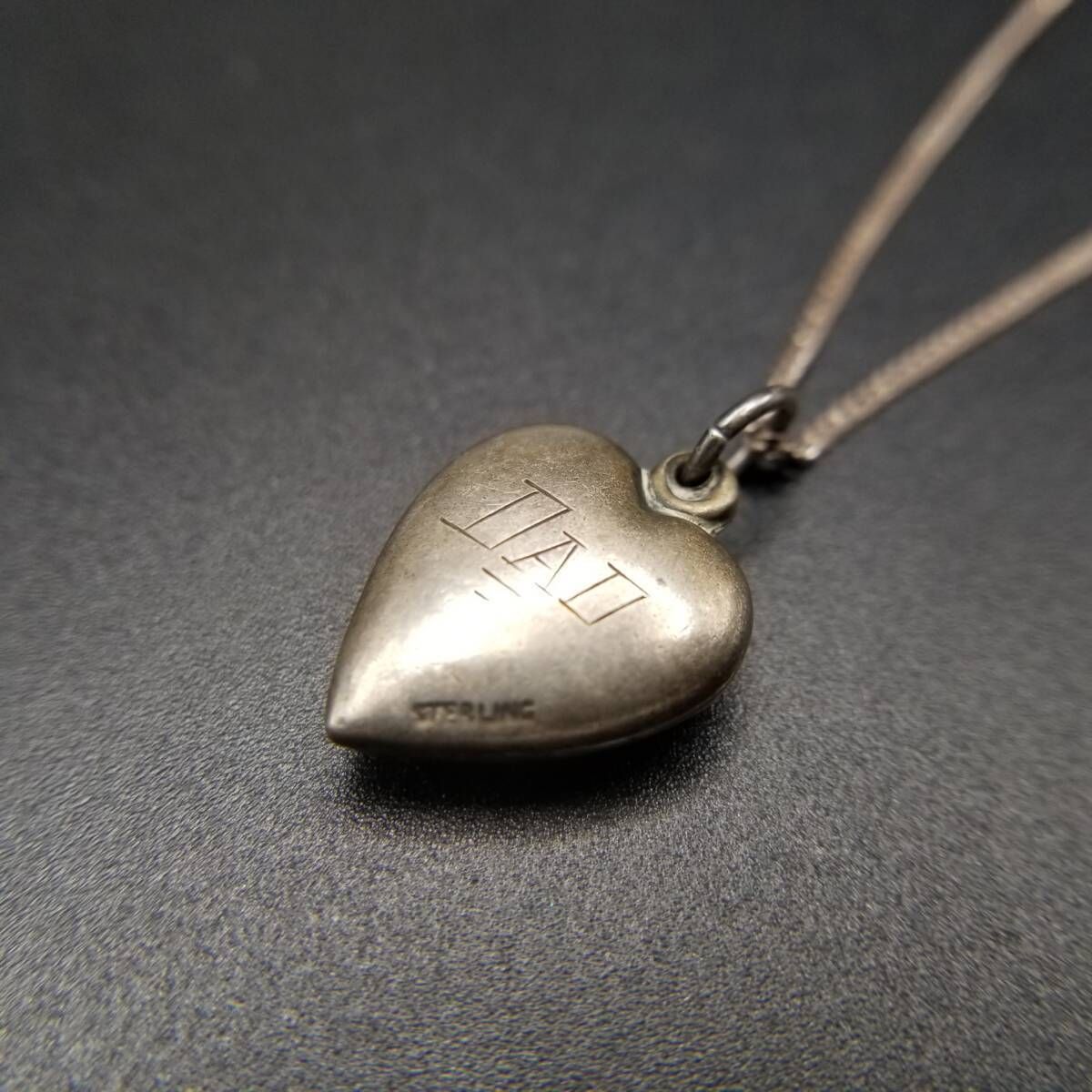 ●スウィートハートジュエリー ダブルハート リボン シルバーヴィンテージネックレ ○スウィートハートジュエリー ダブルハート リボン シルバー