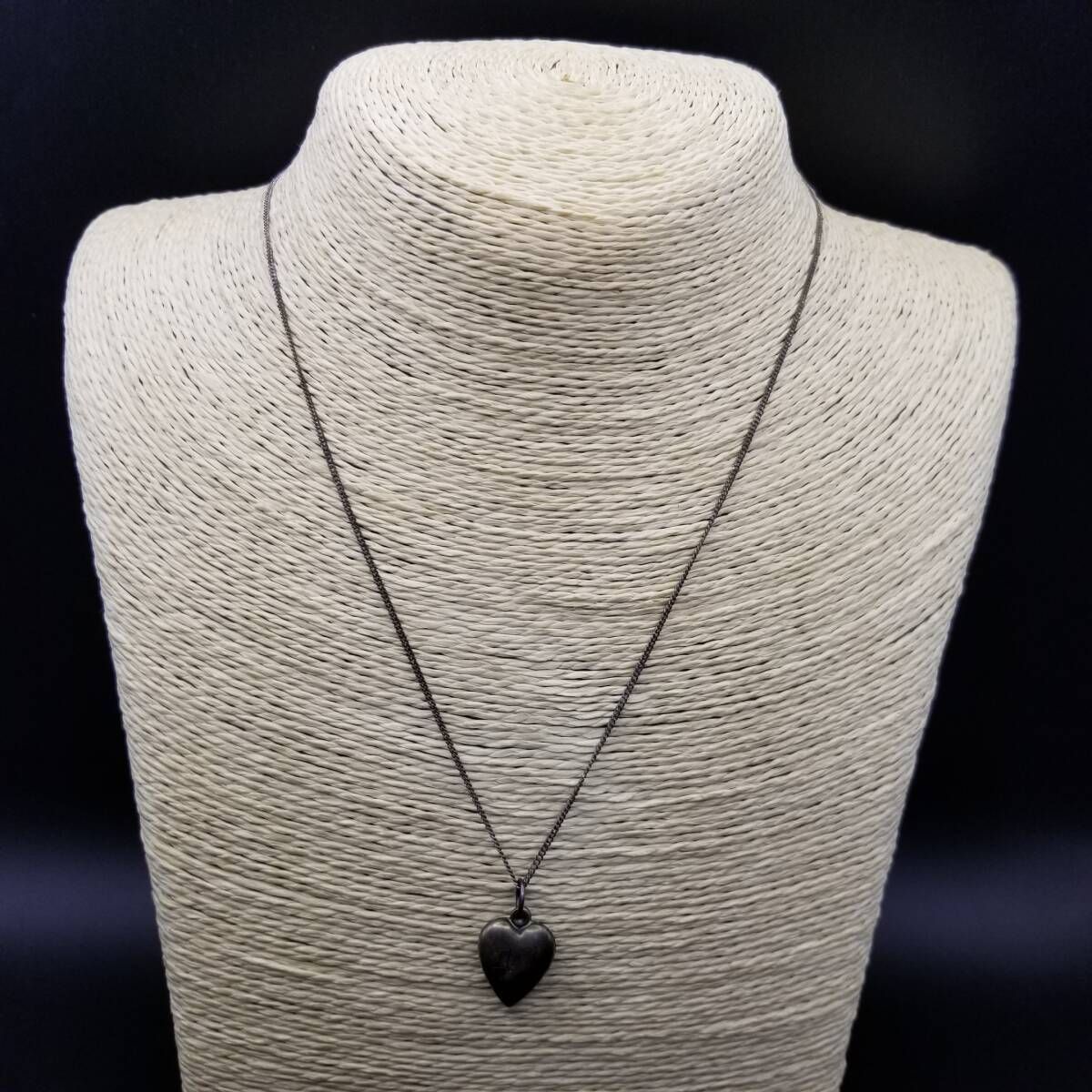 WWII期 スウィートハートジュエリー リボン ブルーエナメル 925