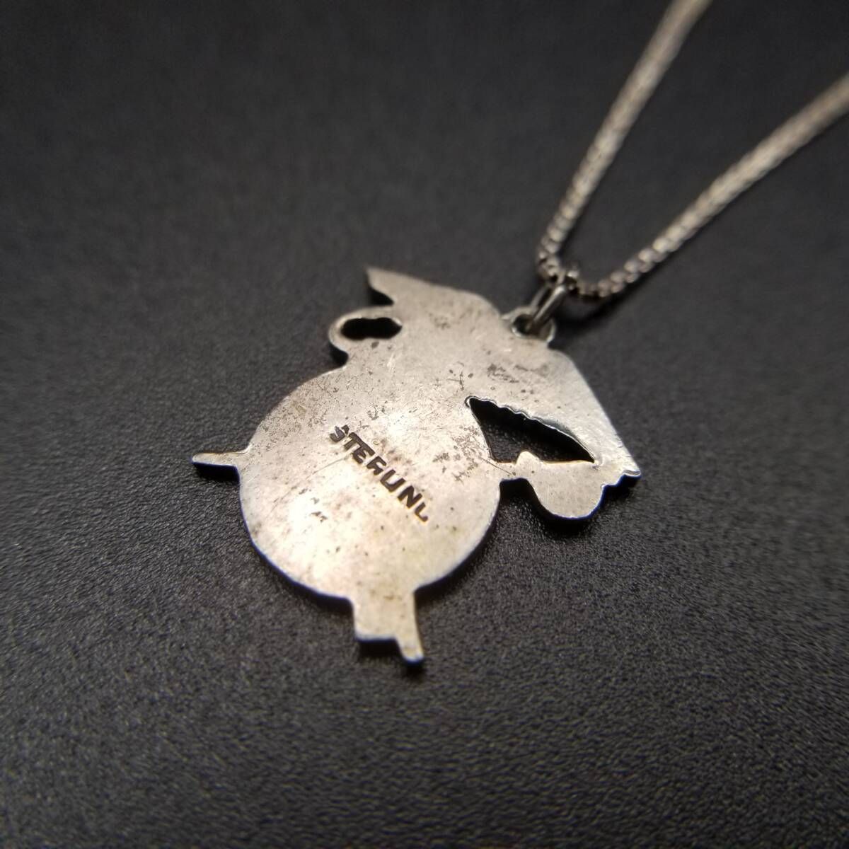  WWII期 US Army Quartermaster 紋章 925 シルバー ヴィンテージ ミリタリー ペンダント ネックレス 銀 アメリカ陸軍 鷲 鍵 剣 Y 18 X その他 美術品 アンティーク コレクション