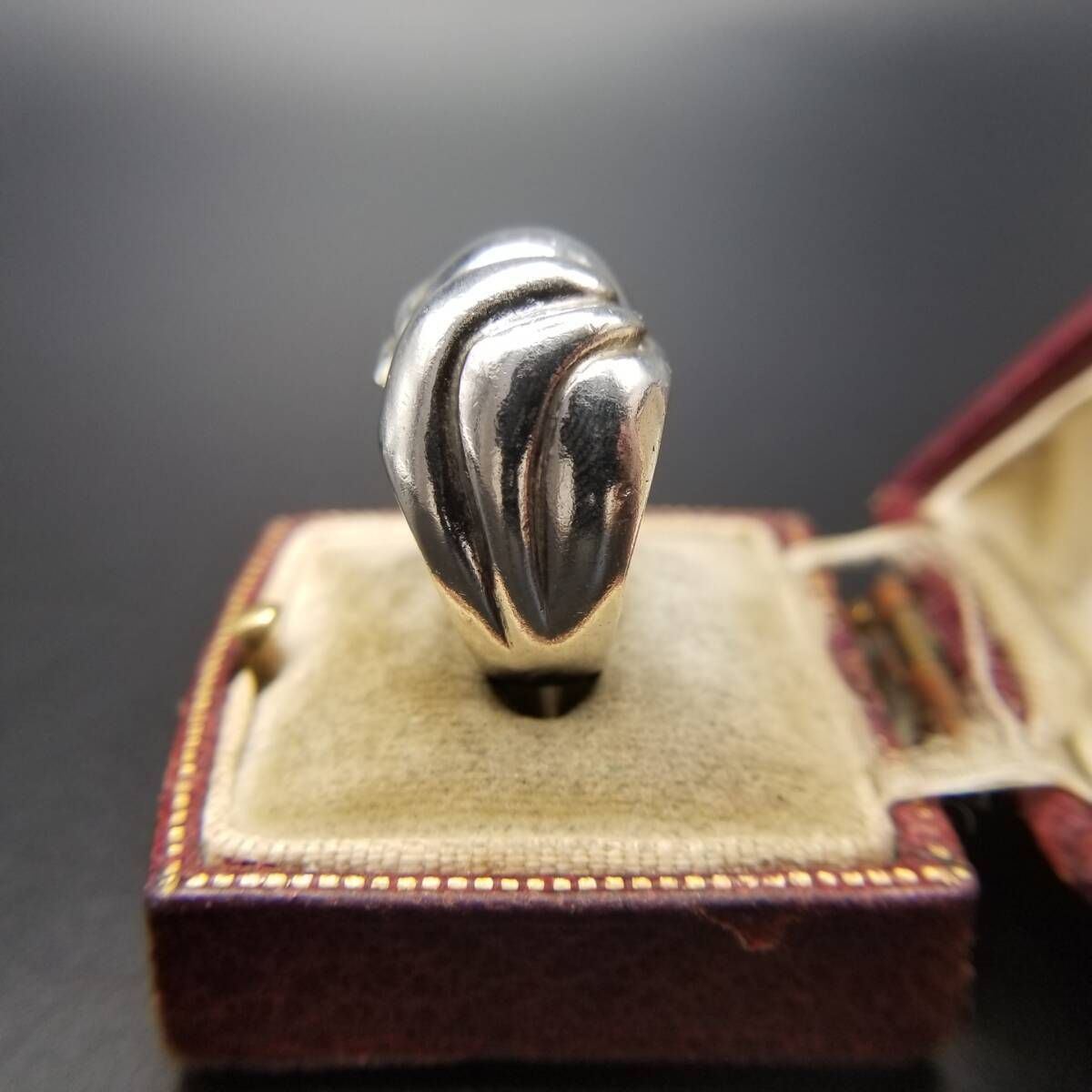 メキシコ 925 シルバー ねじり ツイスト デザイン ヴィンテージ リング