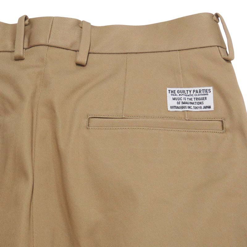 新品 WACKO MARIA ワコマリア DOUBLE PLEATED CHINO TROUSERS (TYPE-1