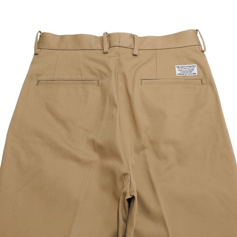 新品 WACKO MARIA ワコマリア DOUBLE PLEATED CHINO TROUSERS (TYPE-1