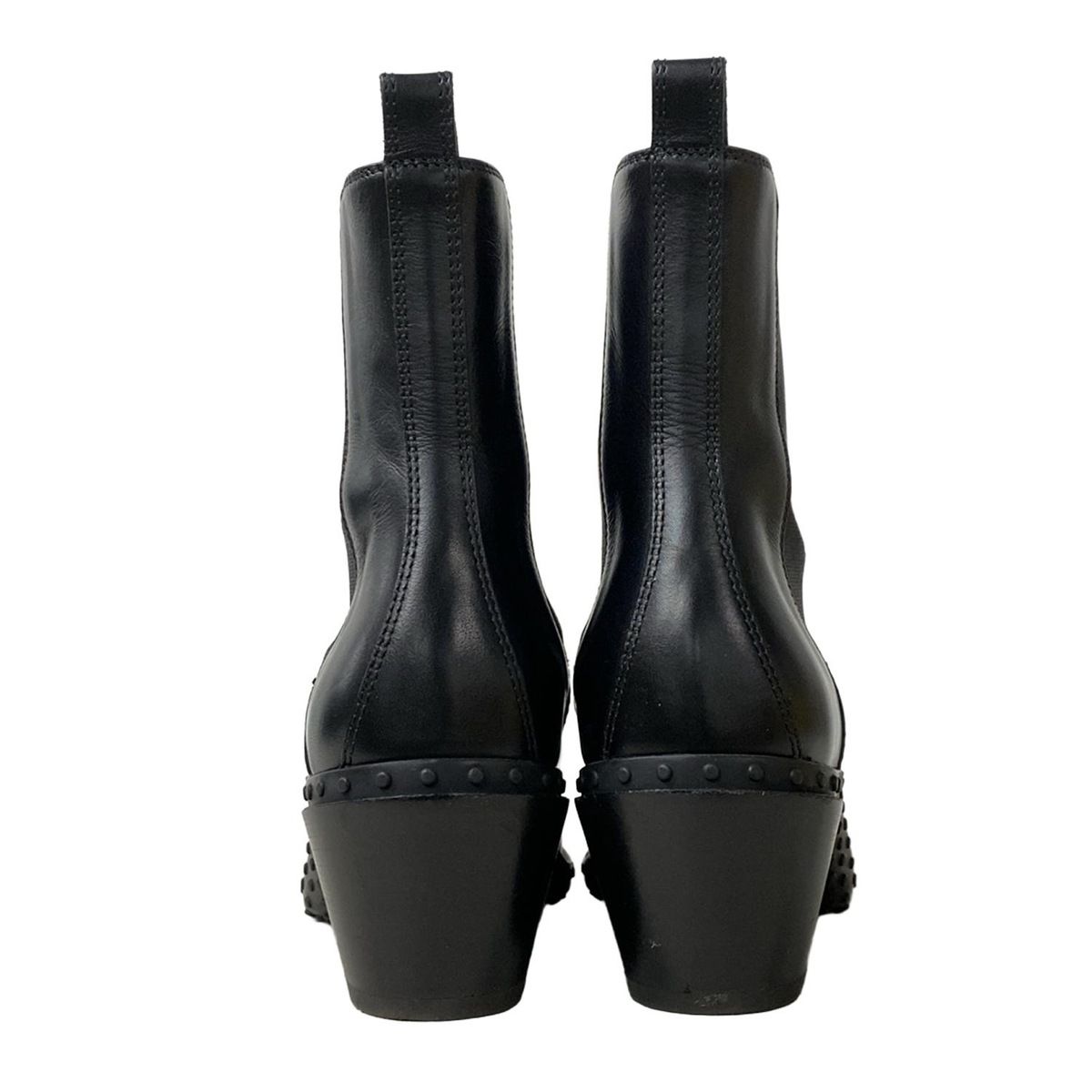 TOD'S(トッズ) ショートブーツ 37 レディース美品 - 黒 サイドゴア