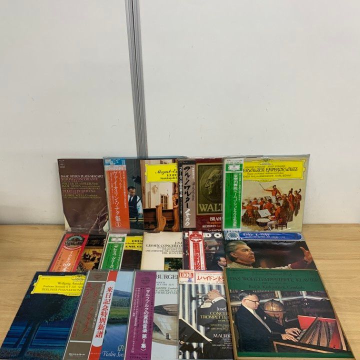 □02)【1点限り!】クラシック音楽のLPレコードまとめ売り約75点大量