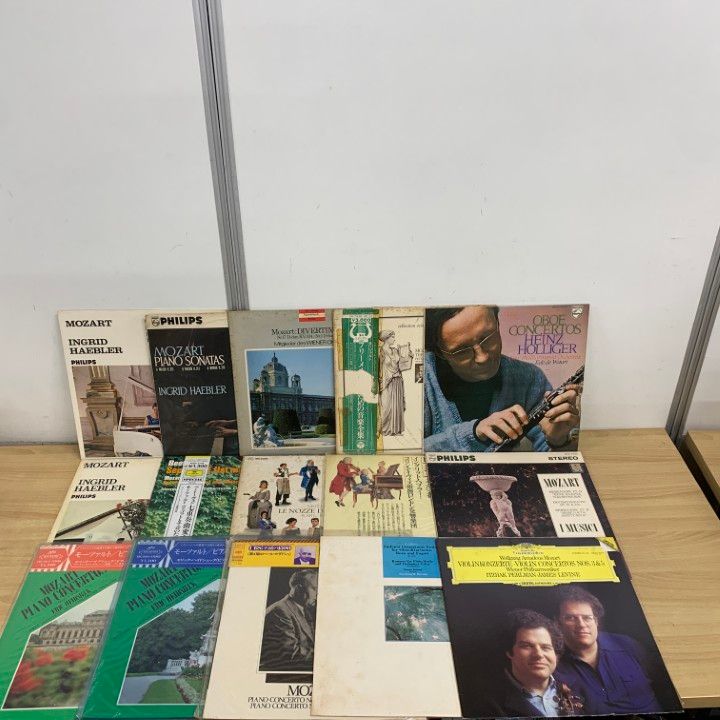 □02)【1点限り!】クラシック音楽のLPレコードまとめ売り約75点大量