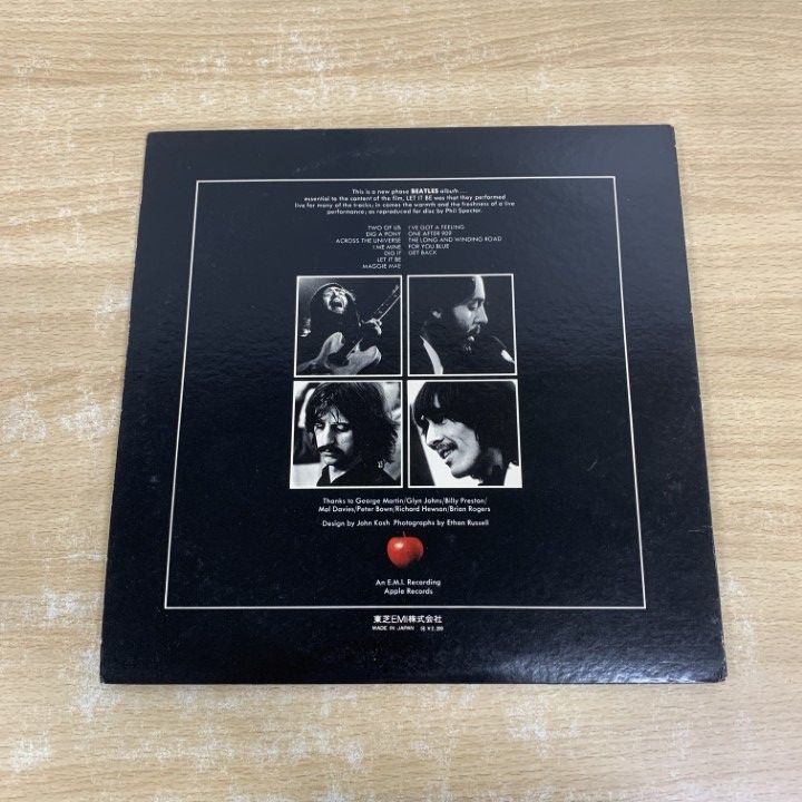 △01)1点限り!帯付きThe 帯付 LP The Beatles/Let It Be/AP-80189/SNJ102107 Beatles&frasl;Let It Be&frasl;ビートルズ&frasl;レット