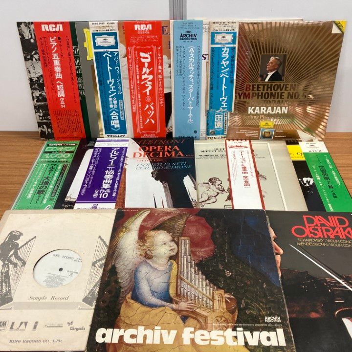 □02)【1点限り!】クラシックのLPレコード まとめ売り約80点大量セット