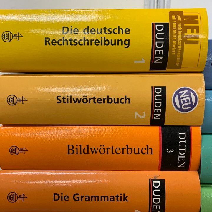 01 ! 洋書 Duden ドイツ語の文法 正書法 辞典 12冊セット Bibliographisches Institut 辞書 語学 独語 勉強 学習 B