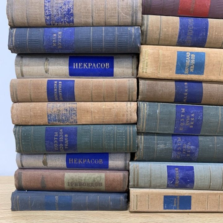 01 ! ロシア語表記の詩集など 約40冊大量セット 本 文学 ソビエト ソ連 ドブロリューボフ ゴーリキー B