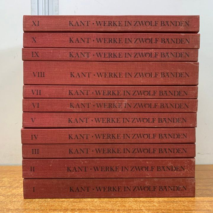 01)【1点限り!】カント作品集 まとめ売り11冊セット/ドイツ語洋書/Werke in zwolf Banden/哲学/思想/B - ドイツ語洋書 0 神学・宗教学事典 第3版 初級ドイツ語クラス