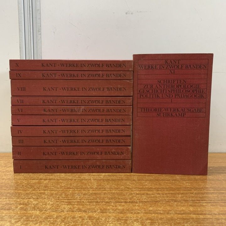 01)【1点限り!】カント作品集 まとめ売り11冊セット/ドイツ語洋書/Werke in zwolf Banden/哲学/思想/B - ドイツ語洋書 0 神学・宗教学事典 第3版 初級ドイツ語クラス