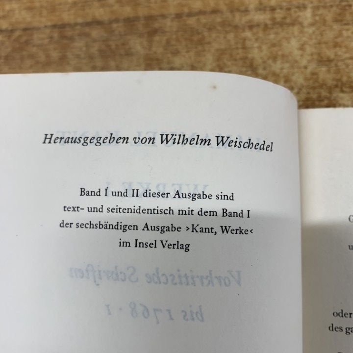 01)【1点限り!】カント作品集 まとめ売り11冊セット/ドイツ語洋書/Werke in zwolf Banden/哲学/思想/B - ドイツ語洋書 0 神学・宗教学事典 第3版 初級ドイツ語クラス