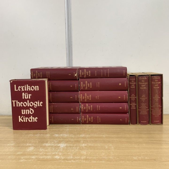 02)【1点限り!】【ドイツ語洋書】カトリック教会・神学百科事典 全10巻+