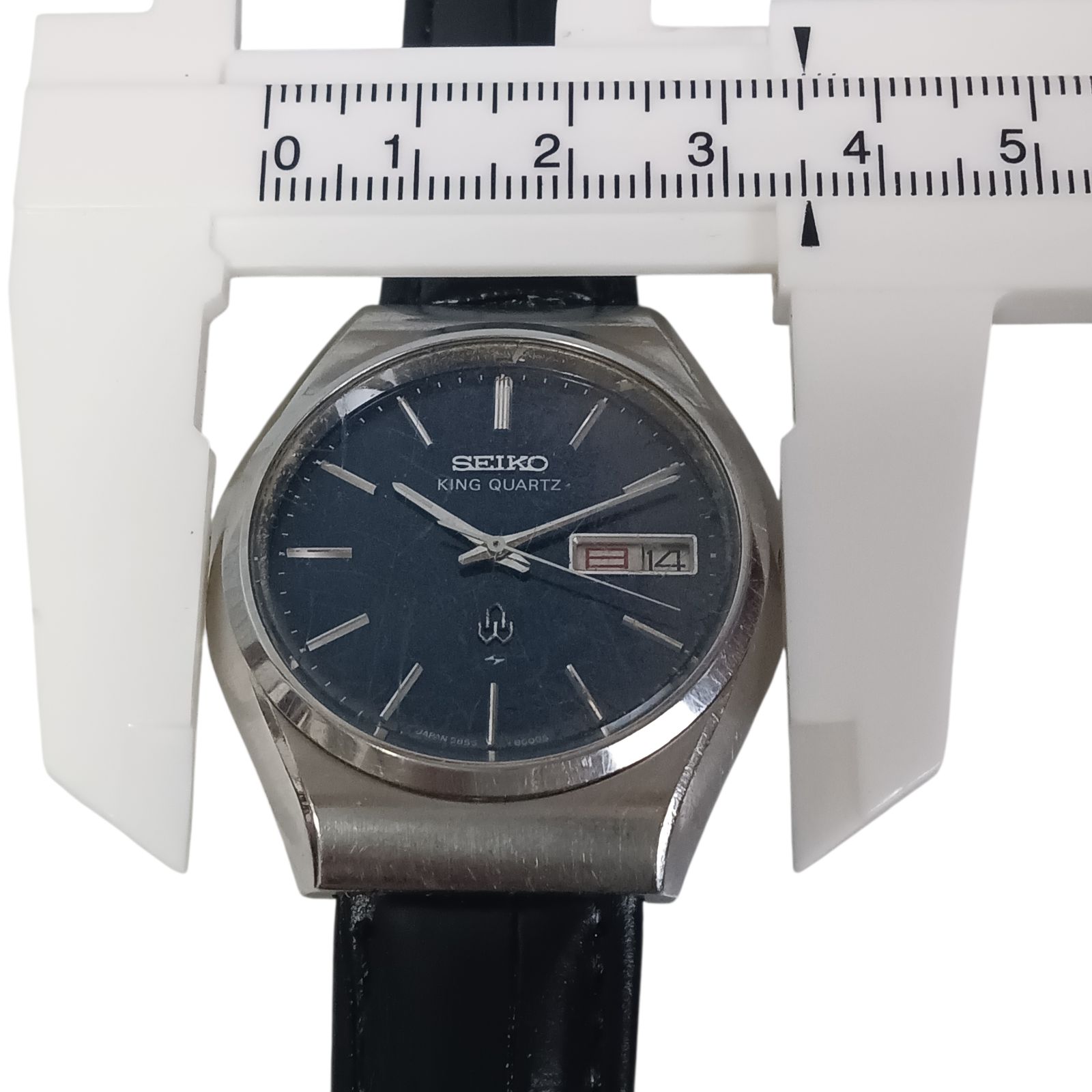 稼働 良品】1214-2 SEIKO KING QUARTZ セイコー キングクォーツ 5856