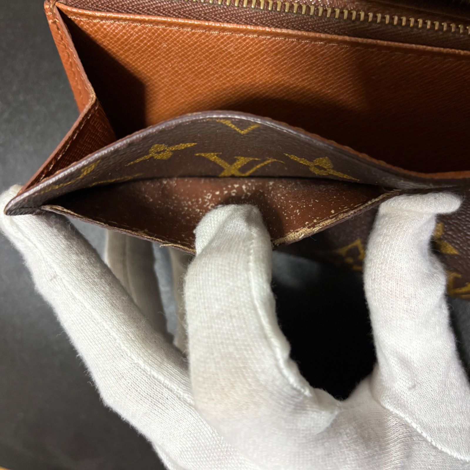 t85 ポルトモネ クレディ ポルトフォイユ サラ 旧型 モノグラム Louis