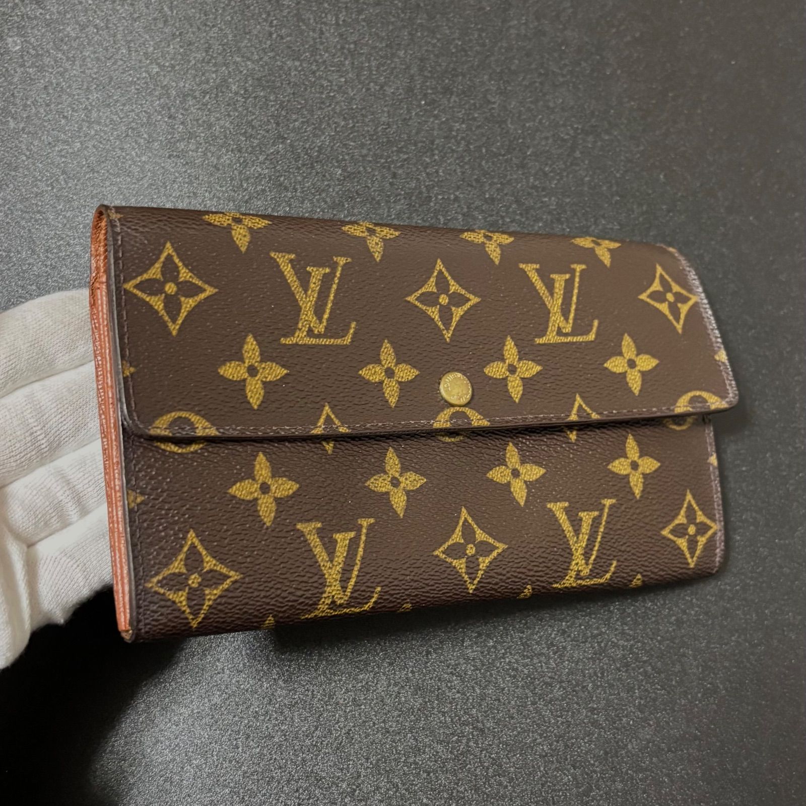 t85 ポルトモネ クレディ ポルトフォイユ サラ 旧型 モノグラム Louis