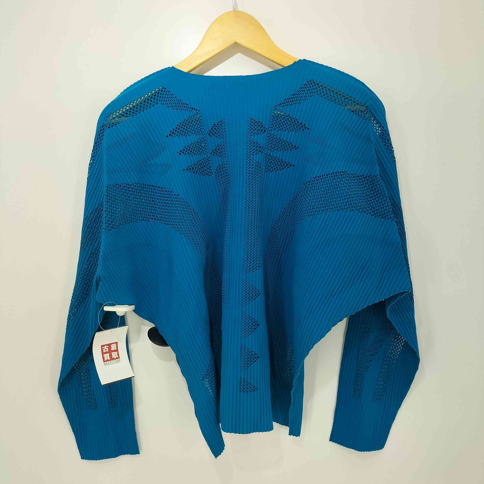 イッセイミヤケミー ISSEY MIYAKE me 21AW プリーツ メッシュ L/S