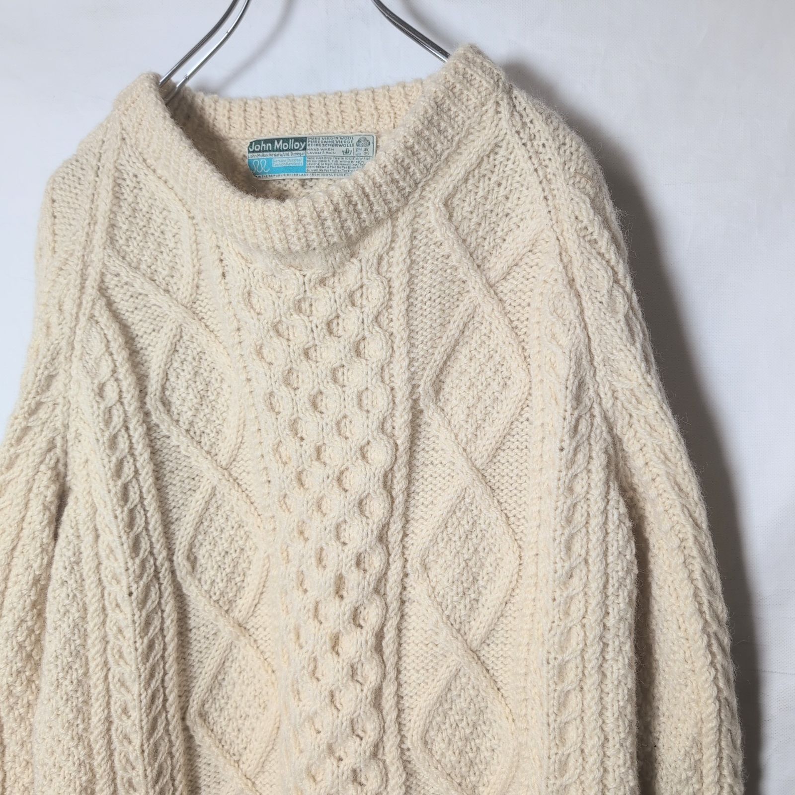 John Molloy/ジョン モロイ】 ケーブル編み 購入 フィッシャーマン