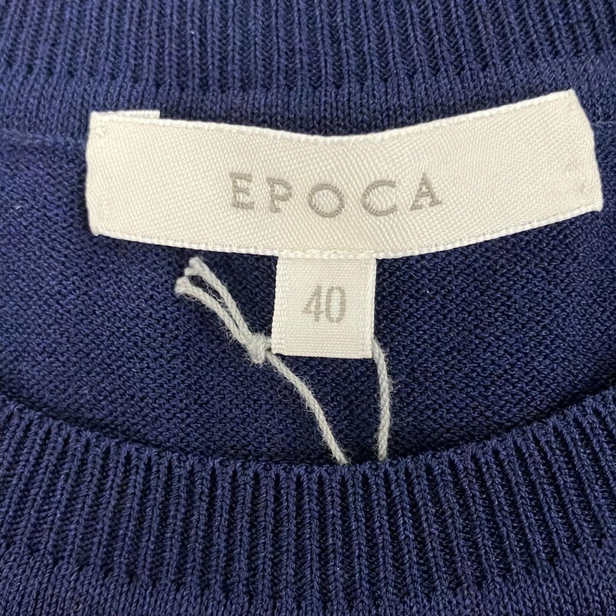 EPOCA(エポカ) ワンピース サイズ40 M レディース美品 - ネイビー