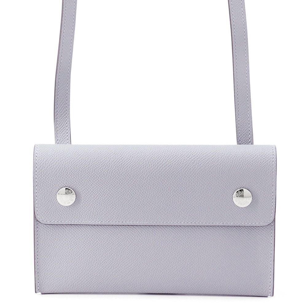 エルメス ショルダーウォレット ナップ トゥーゴー グリパンタン|シルバー金具 エプソン K刻印 財布