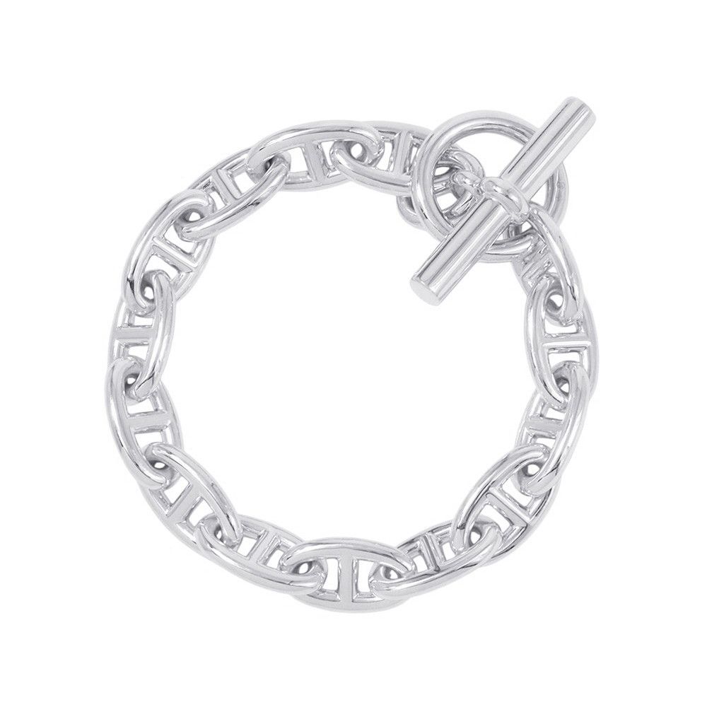 エルメス ブレスレット シェーヌダンクルGM 14コマ SV925シルバー HERMES ジュエリー